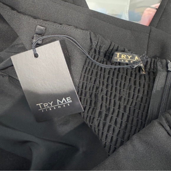 Try Me Firenze Black Women’s Jumpsuit with Pockets - Picture 7 of 10